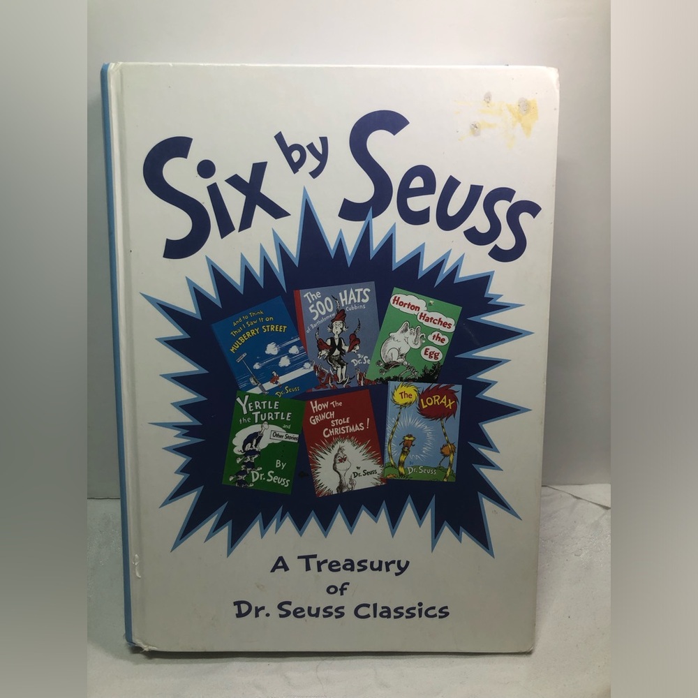 Six by Seuss Hardcover Book with 6 Dr.Seuss Stories